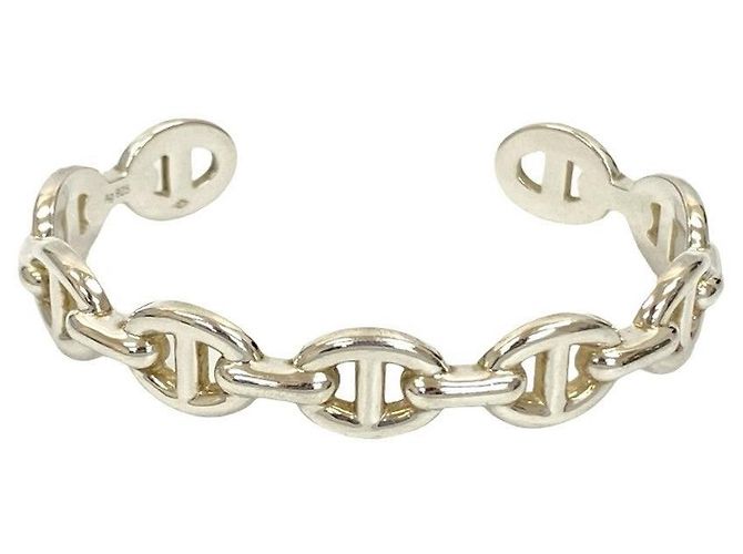 Bracciale in argento Chaine d’Ancre Enchainee di Hermès - vista 6