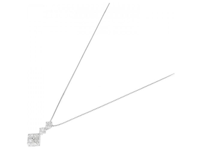 Autre Marque Collana in diamante in oro bianco Au750 Argento - vista 2