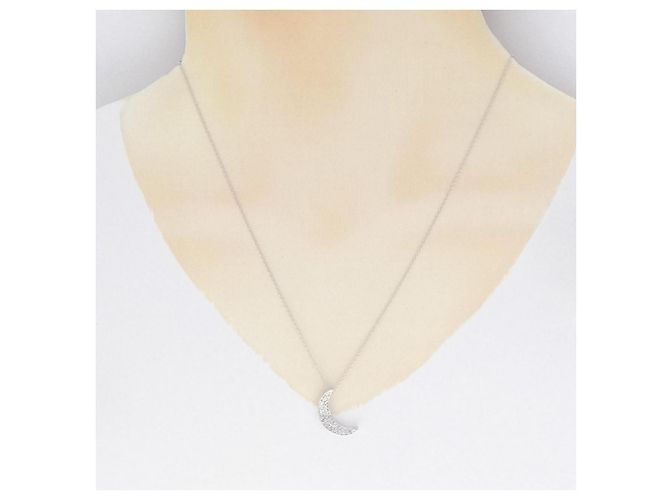 Autre Marque Collana in diamante in oro bianco Au750 Argento - vista 6