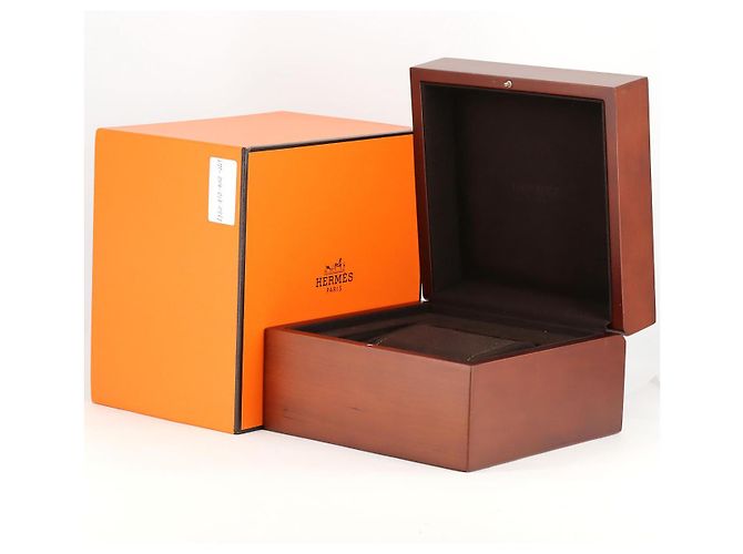 Hermès Reloj Hermes H Oro Rosa Cuarzo Verde - vista 8