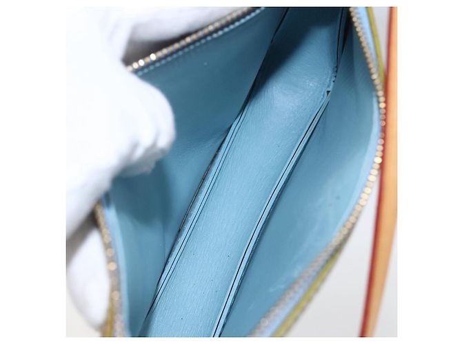 Pochette Lexington Monogram Vernis Louis Vuitton Blu - vista 5
