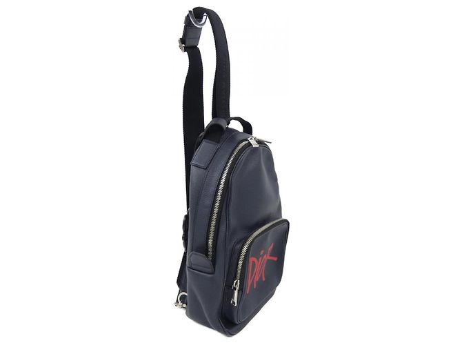 Dior Leder Tote Bag Blau - Ansicht 2