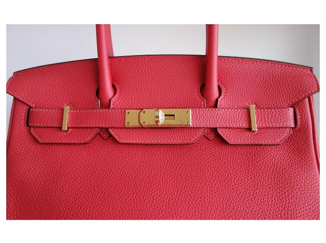 Hermès Hermes Birkin 30 Pfingstrosenrotes Tasche - Ansicht 11