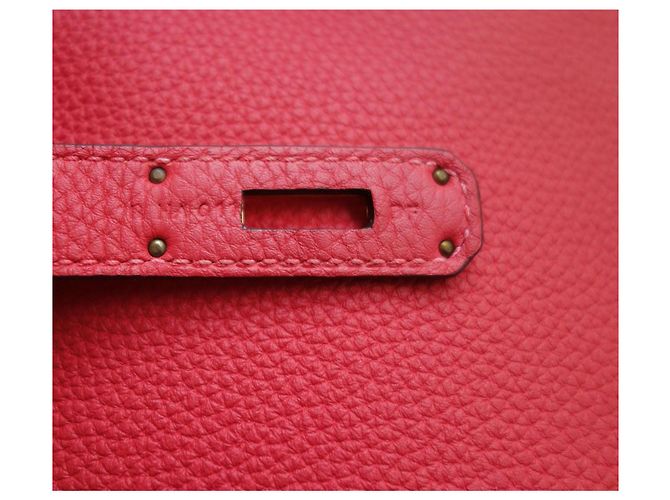 Hermès Hermes Birkin 30 Pfingstrosenrotes Tasche - Ansicht 14