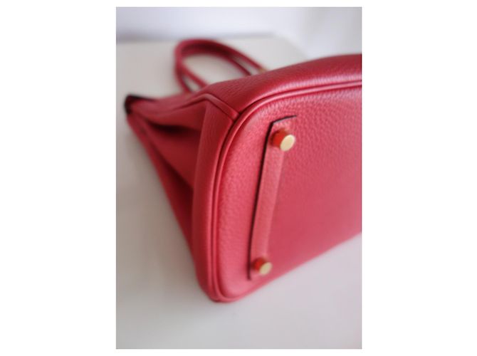 Hermès Hermes Birkin 30 Pfingstrosenrotes Tasche - Ansicht 7