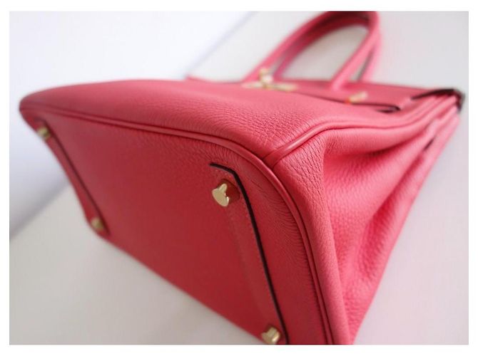 Hermès Hermes Birkin 30 Pfingstrosenrotes Tasche - Ansicht 8