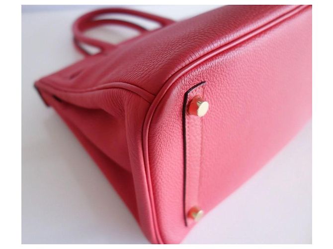 Hermès Hermes Birkin 30 Pfingstrosenrotes Tasche - Ansicht 9
