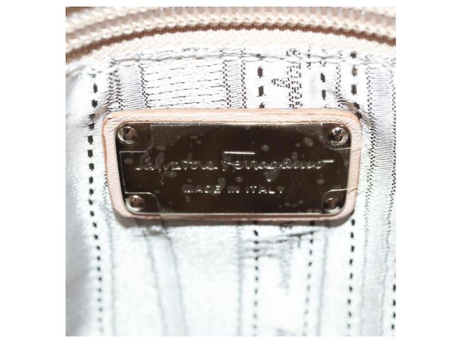 Borsa Vala in pelle verniciata Salvatore Ferragamo - vista 6