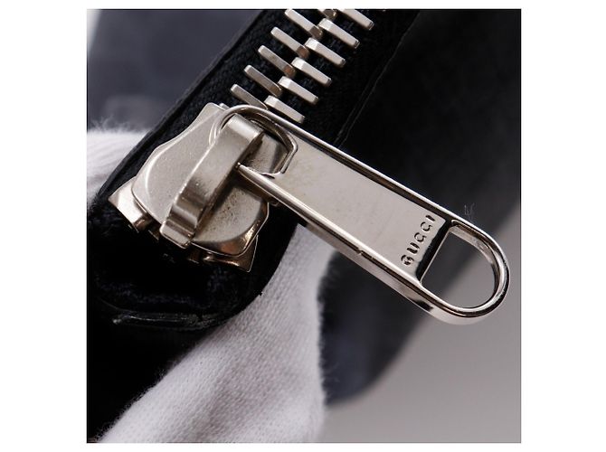 Borsa Messenger Gucci in GG Supreme Nera Nero - vista 16