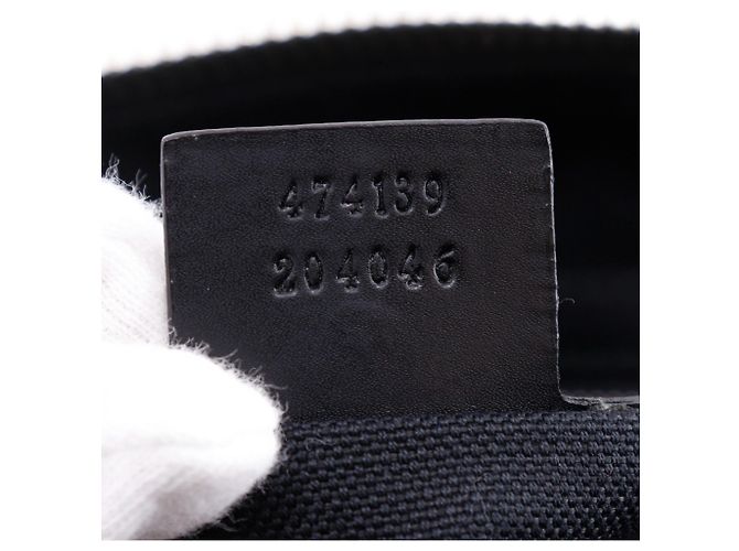Borsa Messenger Gucci in GG Supreme Nera Nero - vista 17
