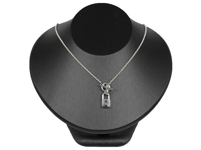 Collana Amuleto Cadena Hermès in Argento 925 - vista 2