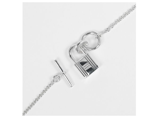 Collana Amuleto Cadena Hermès in Argento 925 - vista 6