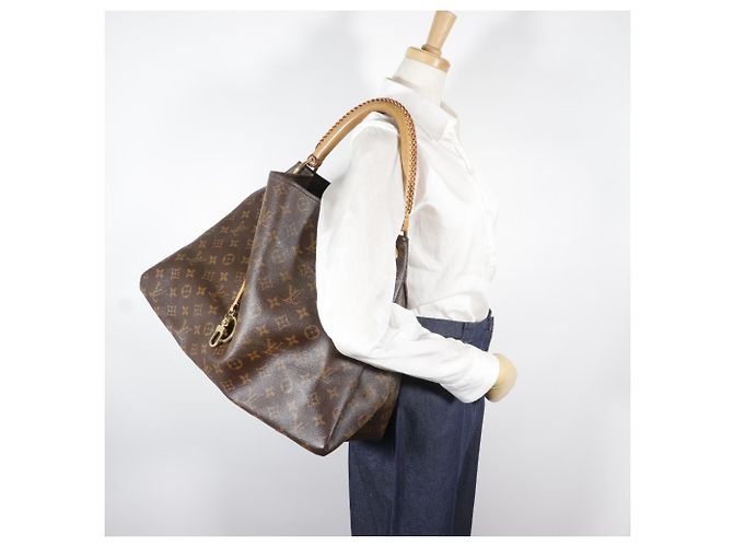 Borsa a Spalla Arti MM Louis Vuitton Marrone Monogramma - vista 19