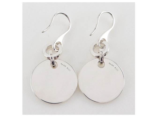 Orecchini a goccia in argento 925 con il marchio GUCCI - vista 4