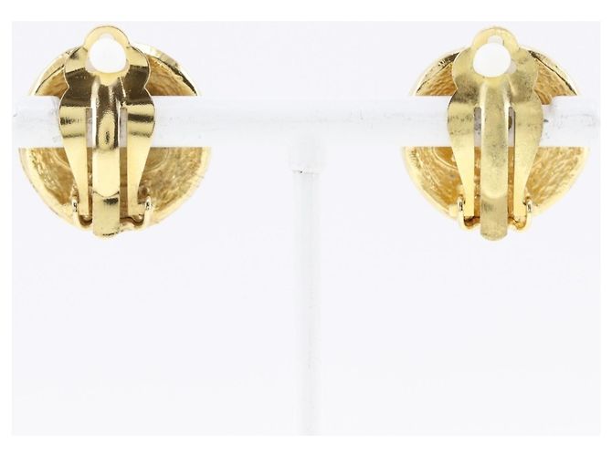Vintage vergoldete Cambon Ohrringe von Chanel - Ansicht 3