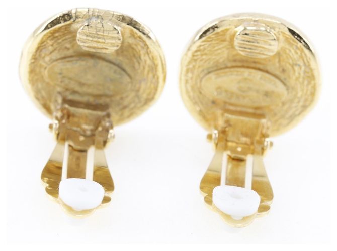 Vintage vergoldete Cambon Ohrringe von Chanel - Ansicht 4