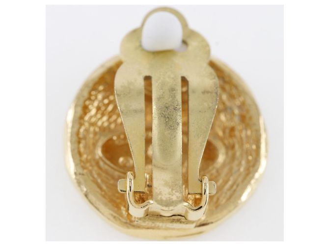Vintage vergoldete Cambon Ohrringe von Chanel - Ansicht 7