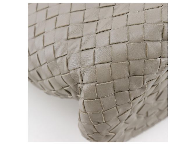 Borsa a spalla bucket Intrecciato grigia Bottega Veneta - vista 6