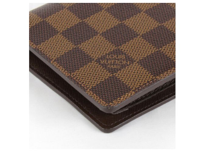 Billetera Bifold Marco Damier Louis Vuitton Castaño - vista 3