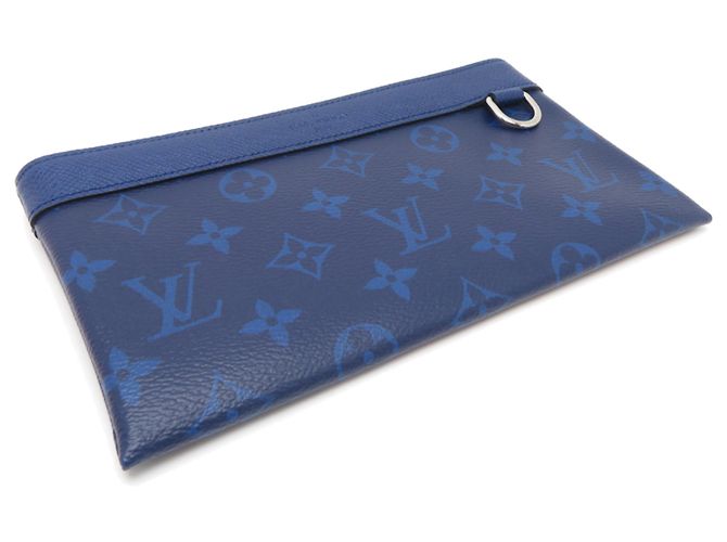 Pochette Discovery PM Louis Vuitton, Pochette da Uomo Blu - vista 3
