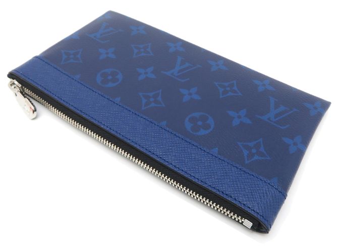 Pochette Discovery PM Louis Vuitton, Pochette da Uomo Blu - vista 4