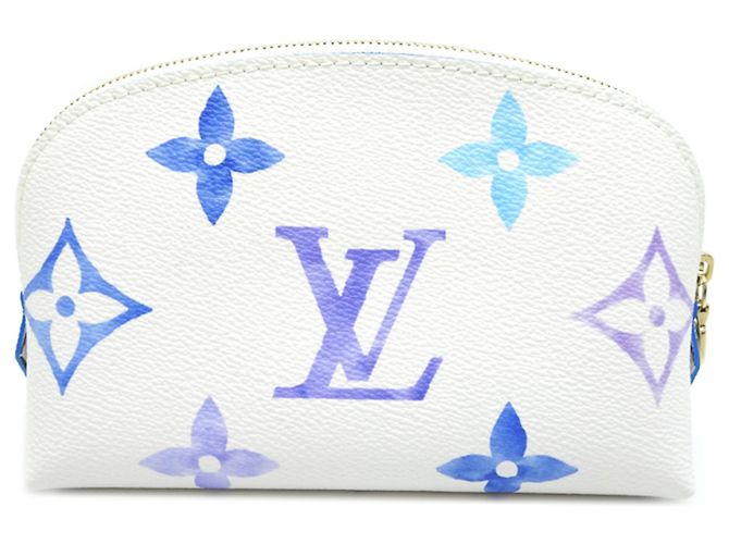 Pochette Cosmetica PM Louis Vuitton Bianco Blu - vista 2