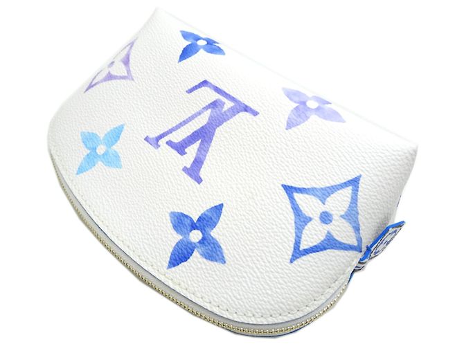 Pochette Cosmetica PM Louis Vuitton Bianco Blu - vista 4