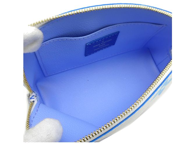 Pochette Cosmetica PM Louis Vuitton Bianco Blu - vista 5