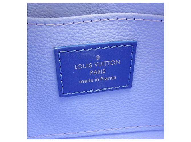 Pochette Cosmetica PM Louis Vuitton Bianco Blu - vista 6