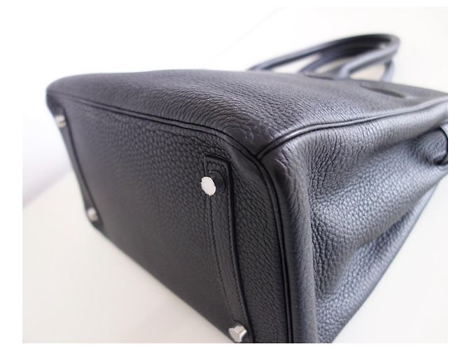 Hermès Borsa Hermes Birkin 30 Togo Nera Nero - vista 13
