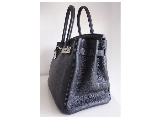 Hermès Borsa Hermes Birkin 30 Togo Nera Nero - vista 15