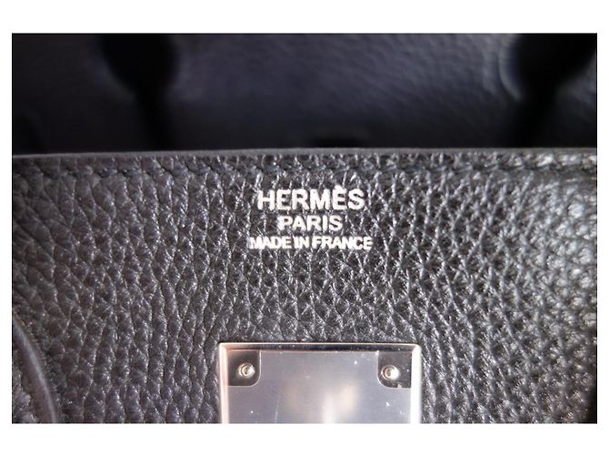 Hermès Borsa Hermes Birkin 30 Togo Nera Nero - vista 2