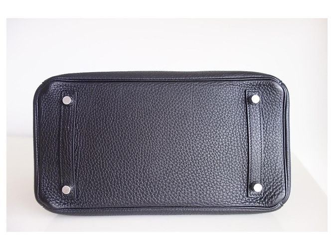 Hermès Borsa Hermes Birkin 30 Togo Nera Nero - vista 6