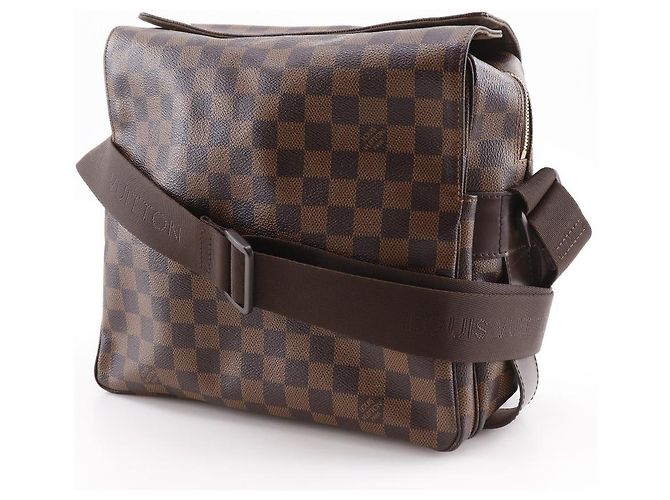 Borsa a mano Naviglio Damier Louis Vuitton Marrone - vista 3