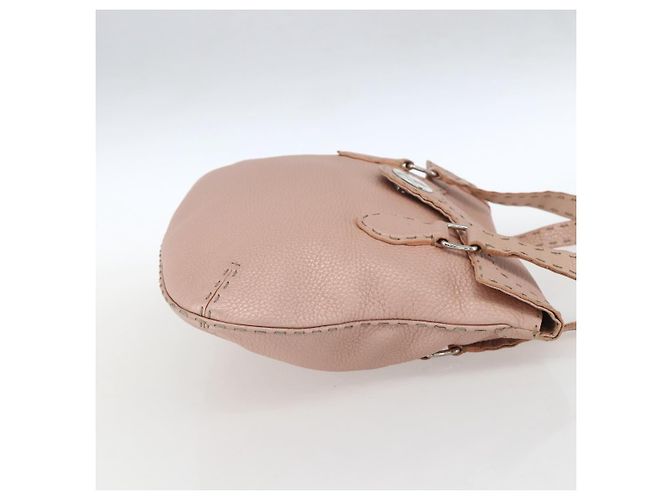 Fendi Selleria Tote in Pelle Rosa - vista 4