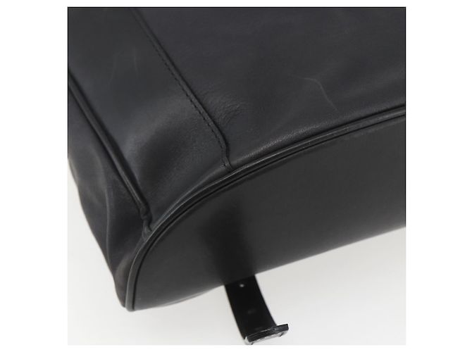 BALLY Zaino in pelle nero e oro Auth ka1313 D'oro - vista 11