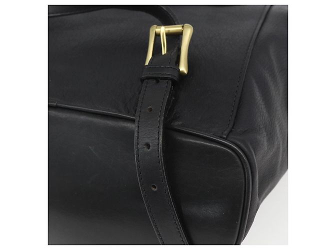 BALLY Zaino in pelle nero e oro Auth ka1313 D'oro - vista 12