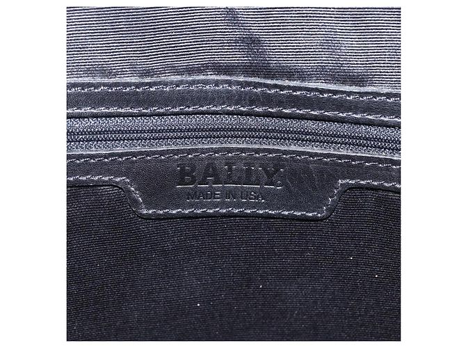BALLY Zaino in pelle nero e oro Auth ka1313 D'oro - vista 15