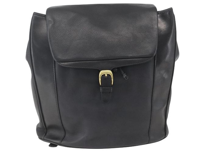 BALLY Zaino in pelle nero e oro Auth ka1313 D'oro - vista 2