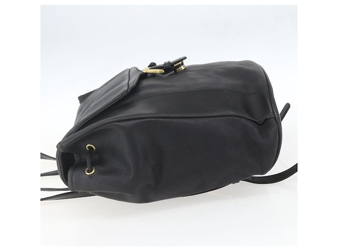 BALLY Zaino in pelle nero e oro Auth ka1313 D'oro - vista 4