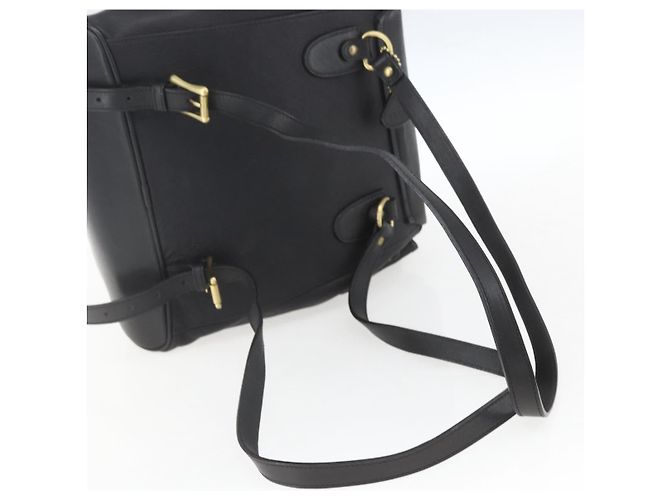 BALLY Zaino in pelle nero e oro Auth ka1313 D'oro - vista 7