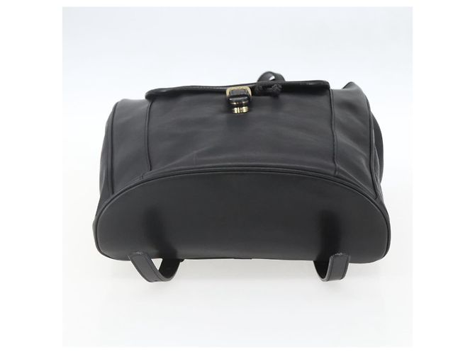 BALLY Zaino in pelle nero e oro Auth ka1313 D'oro - vista 9