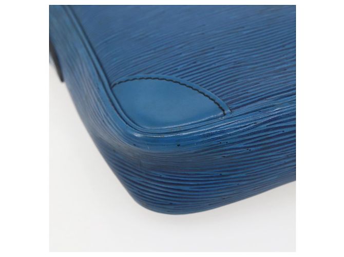 LOUIS VUITTON Bolsa de Hombro Epi Danube Azul M45635 LV Auth 154824 - vista 11