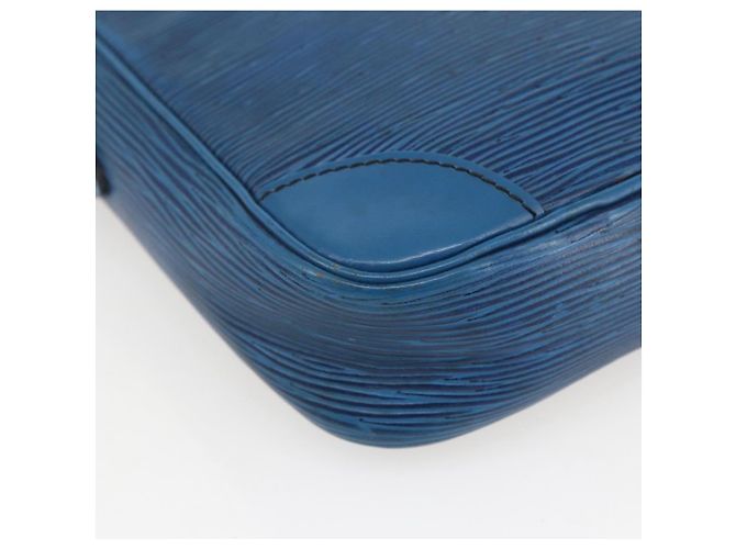 LOUIS VUITTON Bolsa de Hombro Epi Danube Azul M45635 LV Auth 154824 - vista 13