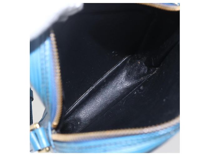 LOUIS VUITTON Bolsa de Hombro Epi Danube Azul M45635 LV Auth 154824 - vista 16