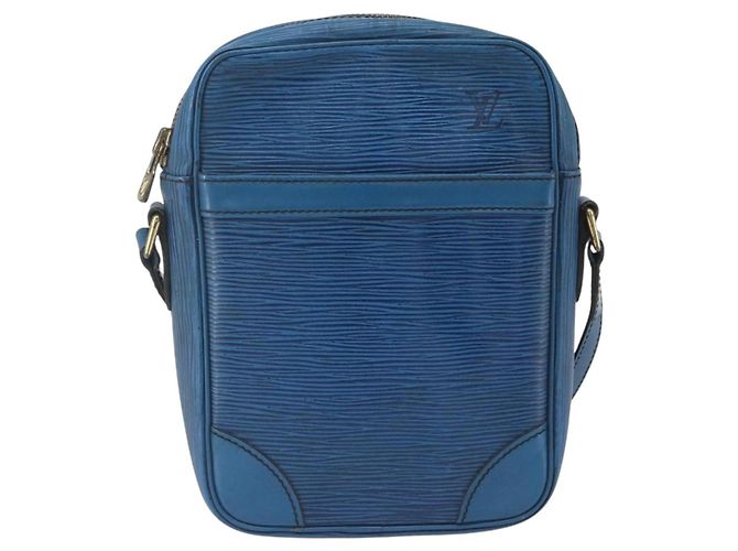 LOUIS VUITTON Bolsa de Hombro Epi Danube Azul M45635 LV Auth 154824 - vista 2