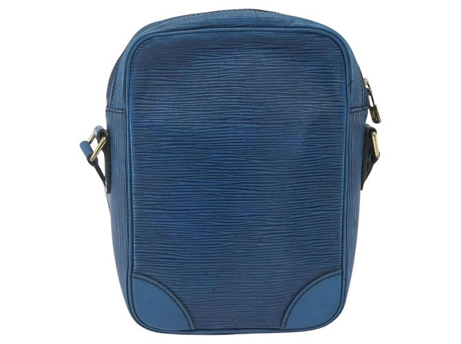 LOUIS VUITTON Bolsa de Hombro Epi Danube Azul M45635 LV Auth 154824 - vista 3