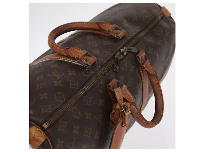 LOUIS VUITTON Borsa Boston Monogram Keepall 50 M41426 Auth LV am10039 Monogramma - vista 6