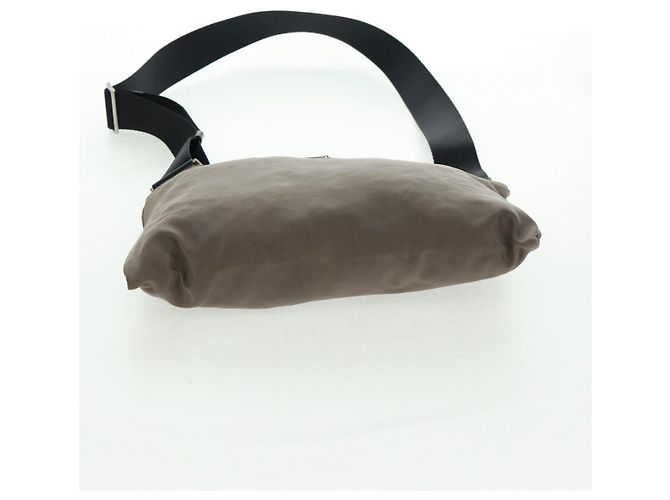 Borsa a Spalla PRADA Nylon Beige Argento Autentica ep12552 - vista 10
