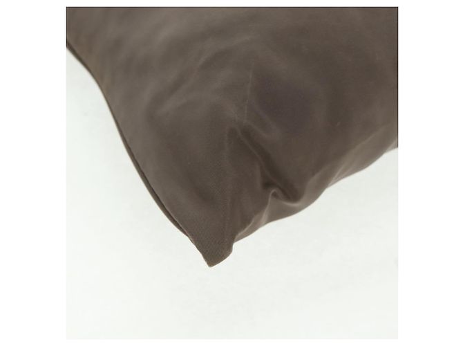 Borsa a Spalla PRADA Nylon Beige Argento Autentica ep12552 - vista 11